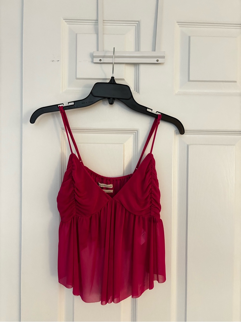Urban Outfitters Fuchsia Spaghetti Strap Babydoll Camisole